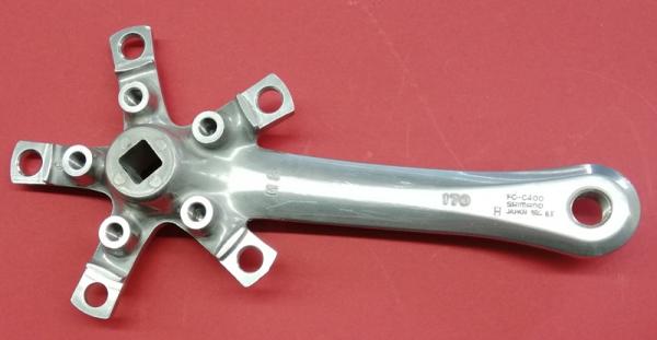 KURBELARM, SHIMANO FC-C400, 170MM, 4-KANT, RECHTS